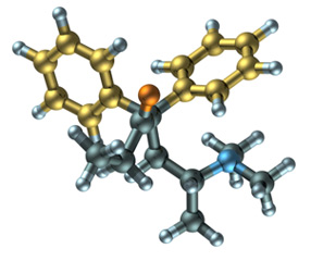 Methadone Molecular Structure