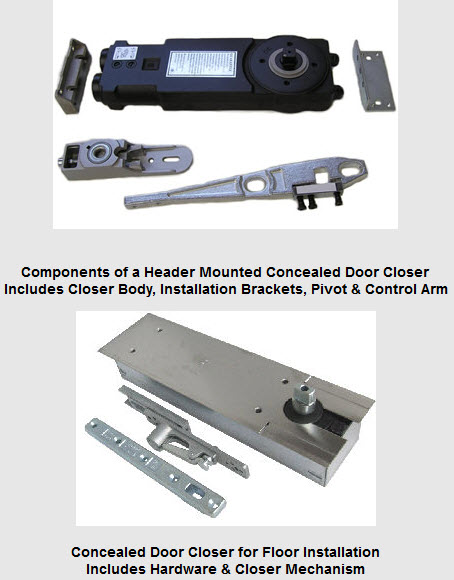 Concealed Door Closers