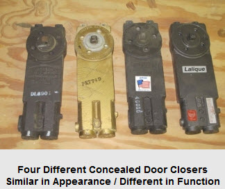 Concealed Door Closers