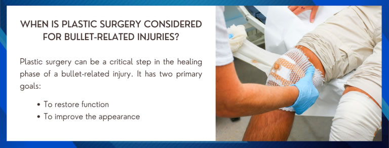 plastic surgery for bullet injury image