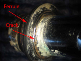 ferrule crack