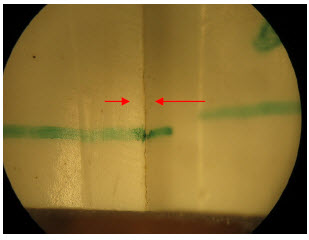 figure 4 close up of defect